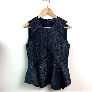 Elizabeth and James Black Peplum Cocktail too